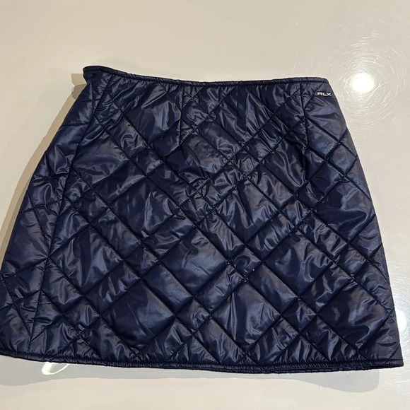 Ralph Lauren RXL Women’s Quilted Wrap Skirt. NWT. Size: Small. Color: Navy. - Picture 2 of 5